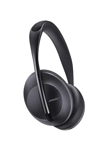Bose Headphones 700, Noise Cancelling Bluetooth Over-Ear Wireless Headphones with Built-in Microphone for Clear Calls and Alexa Voice Control, Black