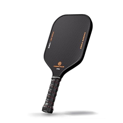 V7 Pro Pickleball Paddle – 3K Raw Carbon Fiber Pickle Ball Paddles with 16mm Polypropylene Core, 3D PulseGrip Handle, – Pickleball Rackets Ideal for All Skill Levels