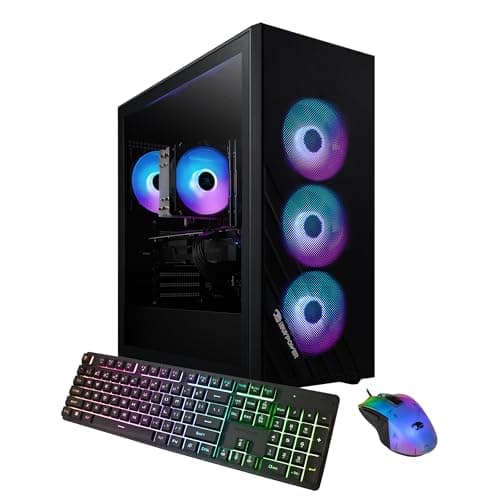iBUYPOWER Scale Gaming PC Desktop Computer Intel Core Ultra 5 225F CPU, NVIDIA GeForce RTX 4060 8GB GPU, 16GB DDR5 Non-RGB 5200MHz RAM, 1TB NVMe SSD, Windows 11 Home, Gamer Keyboard, Mouse- SCI5N4602