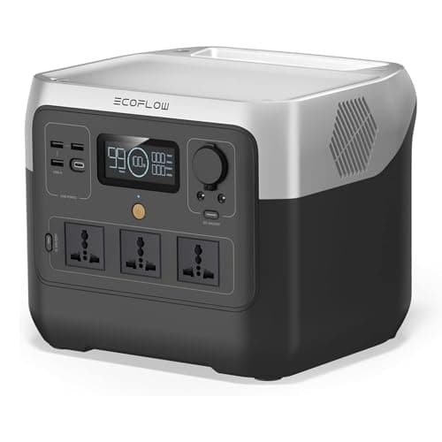 EF ECOFLOW Portable Power Station RIVER 2 Pro, 768Wh LiFePO4 Battery, 70 Min Fast Charging, 4X800W AC Outlets, Solar Generator for Outdoor Camping/RVs/Home Use