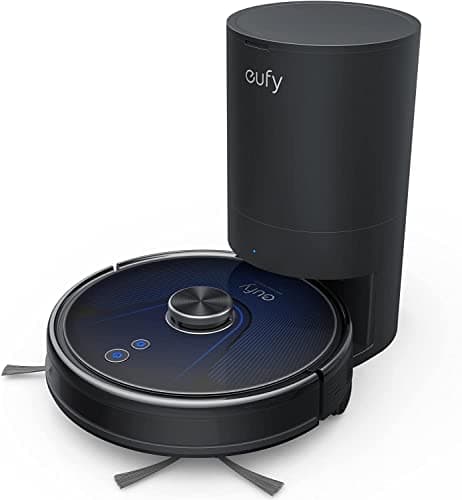 eufy L35 Hybrid+ Robot Vacuum and Mop,Self Emptying,60 Day Capacity, iPath Laser Navigation,Advanced App Control,3,200Pa Ultra Strong Suction, Controllable Water Tank, Multi Floor Mapping(Renewed)
