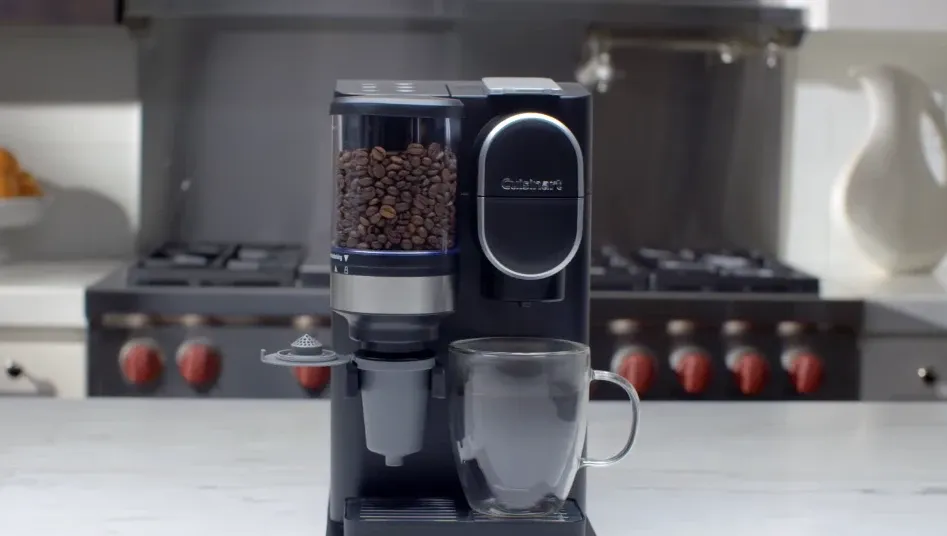 This is a grind & brew single serve coffeemaker of Cuisinart brand. This is a grind & brew single serve coffeemaker of Cuisinart brand.