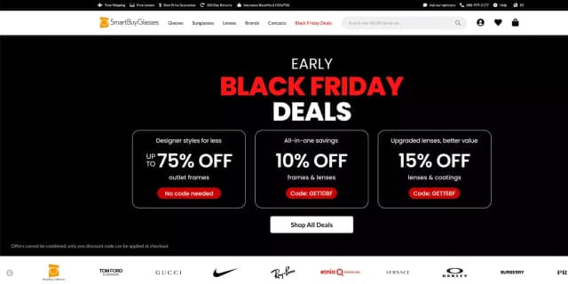SmartBuyGlasses.com Promo Codes for May 2026